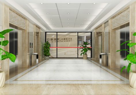 办公室现代风格3500平米装修案例