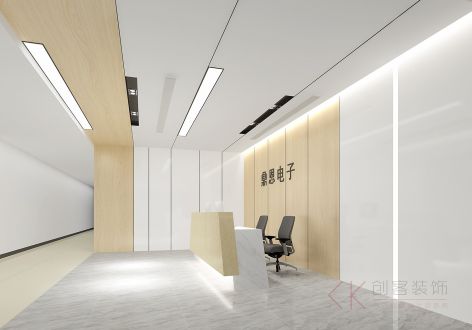 南京办公空间654平米简约中式风装修案例