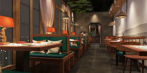 餐厅中式风格459㎡设计方案