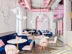 法式餐厅200平米工业风格装修案例