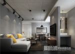翠屏湾花园城现代风格125平米三居室装修案例