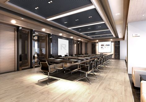 一米公司办公室现代风格760平米装修案例