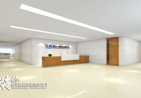 办公室现代风格2200平米装修案例
