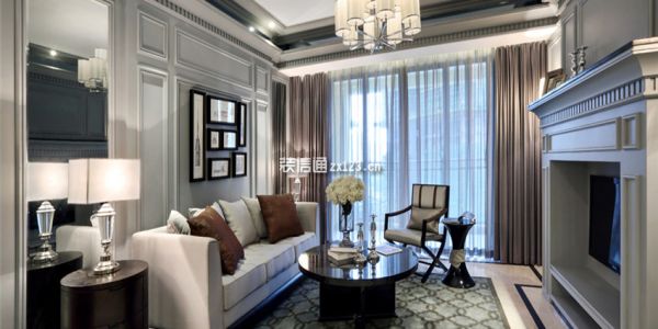 宜家国际公寓85㎡二居室欧式风格装修案例