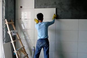 [南京金美庭装饰]贴墙砖注意事项有哪些 如何铺贴墙砖