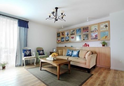 张家湾小区126㎡三居室现代风格装修案例