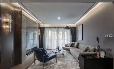 万科·金域国际SOHO简约风格143平米三居室设计效果图案例