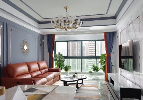 阳光城·未来悦110平米现代简约三居室装修案例