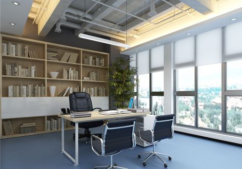办公室现代风格1320平米装修案例