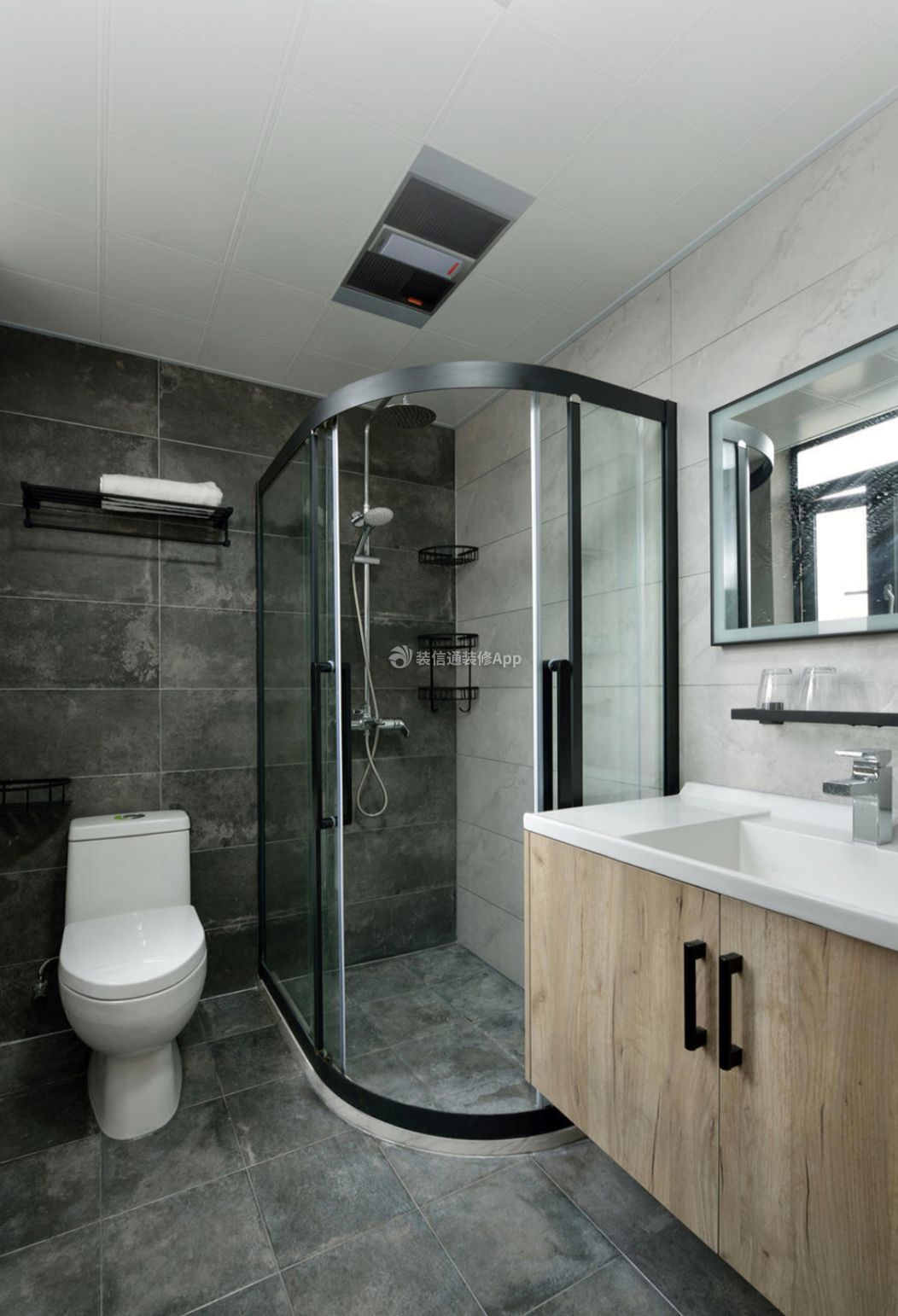 三室一厅卫生间淋浴房简单装修设计图
