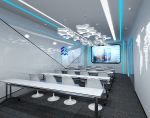 科技办公室现代风格1300平米装修案例