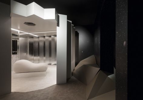 300平米材料展厅现代简约风格装修案例