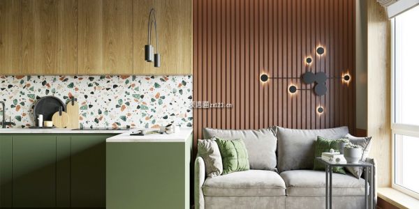棉三公寓北欧风格61㎡设计方案