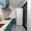 两室一厅一厨一卫厨房橱柜颜色装修效果图