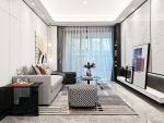 紫金长安现代风格95平米三居室装修案例