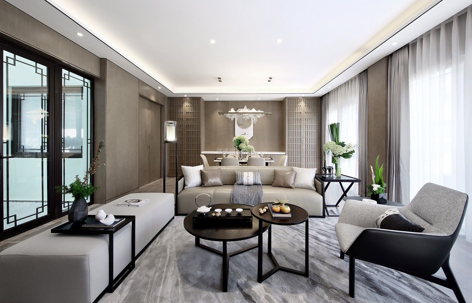 东南智汇城现代风格109平米装修案例