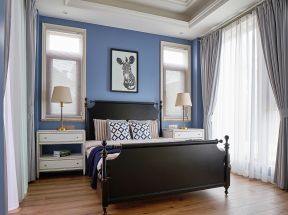 欧式卧室设计效果图 卧室窗帘装饰图片