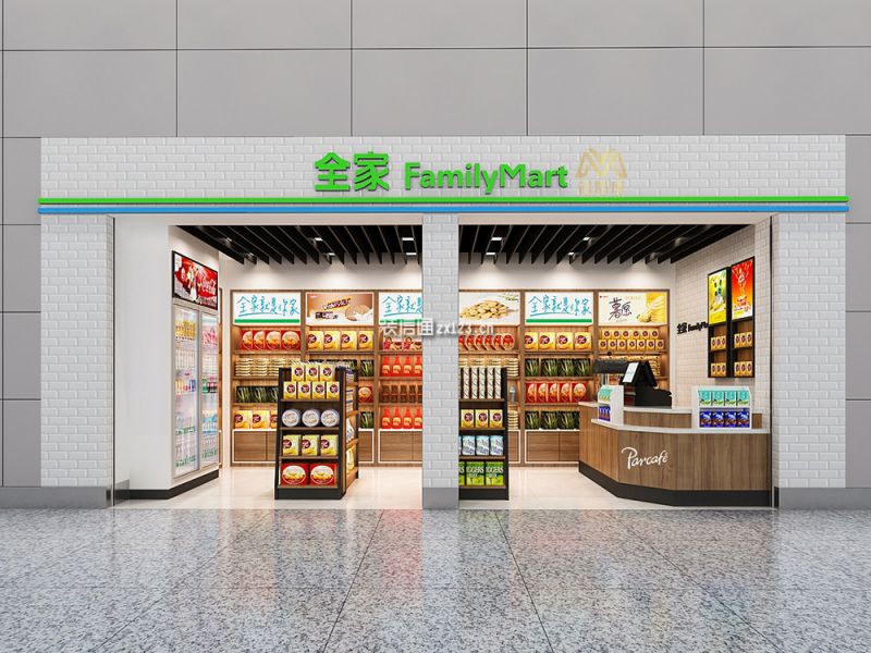 广州便利店50平米现代风格装修案例