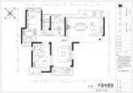 太阳湾新中式风格120平米三居室装修案例