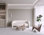 成都现代简约客厅沙发装潢设计效果图