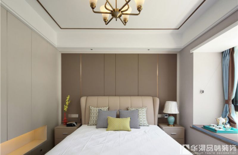 天奇城二期100平米三居室美式风格装修案例