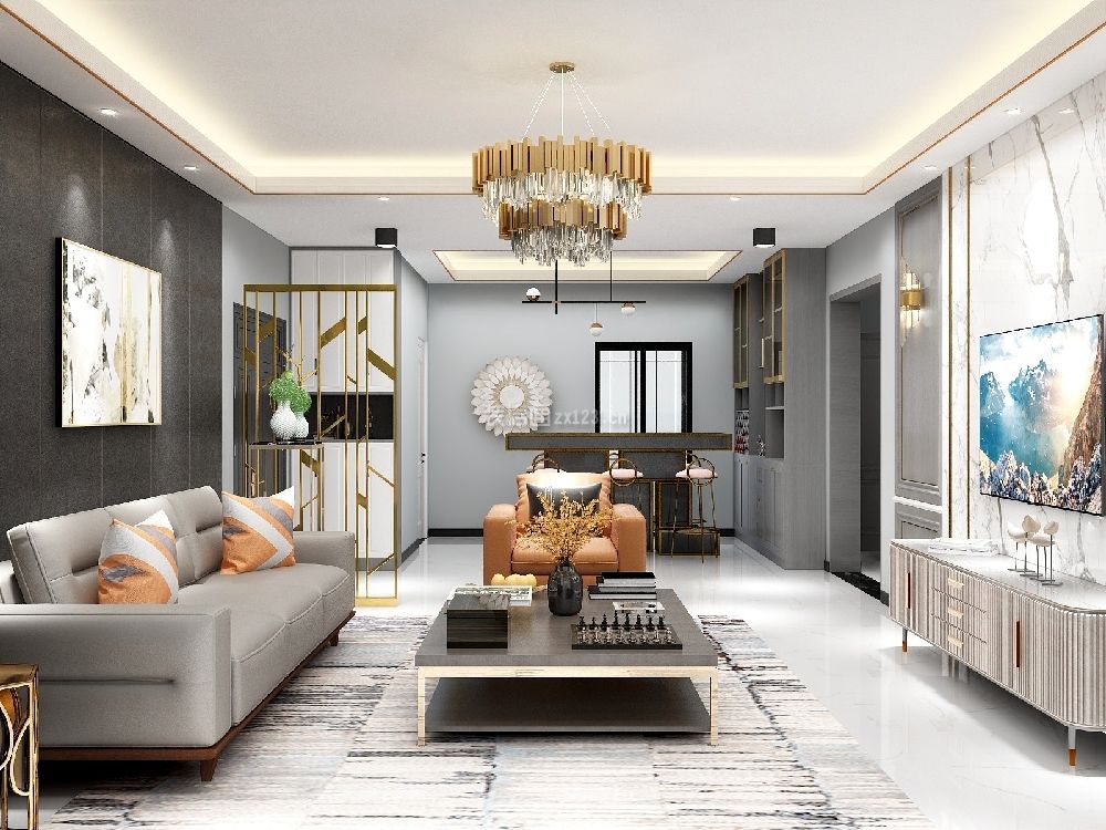 客厅吊顶装饰设计 客厅吊顶效果图大全图片