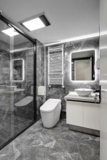 120平方房屋现代简约卫生间图片
