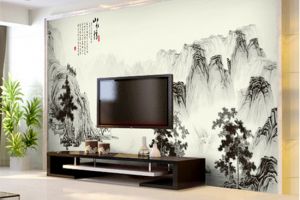 [郑州大业美家装饰]电视背景墙纸用什么好 墙纸选购时有哪些技巧