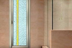 [杭州至美焕新装饰]卫生间是用全木门好还是用半玻璃门好？