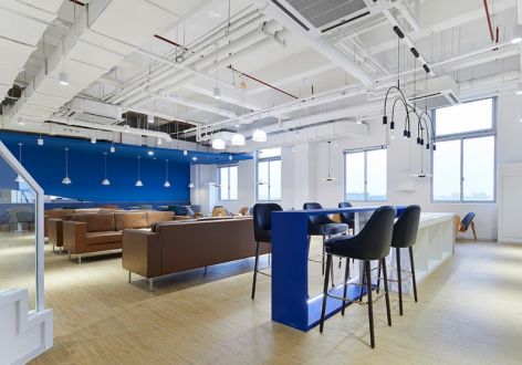 办公室现代风格1100平米装修案例