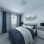 金领国际147㎡三居室现代风格装修案例