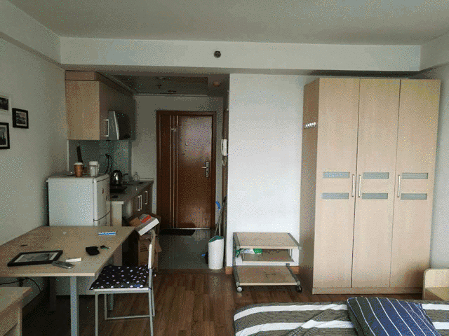 [青岛万达铭艺装饰]小户型公寓改造案例，一个人的生活也不能将就！