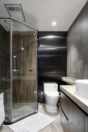 110平米三室一厅卫生间淋浴房装修效果图
