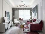 南创·遇林海轻奢风格116平米三居室设计效果图案例