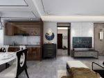 滨海国际125平米新中式风格三居室装修案例