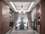 领秀珊瑚湾新中式风格115平米三居室装修案例