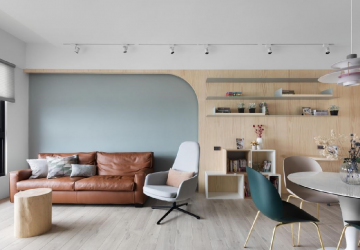 名城紫金轩北欧风格126平米三居室设计效果图案例
