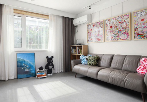 恒大天悦现代风格133平米三居室装修设计图案例
