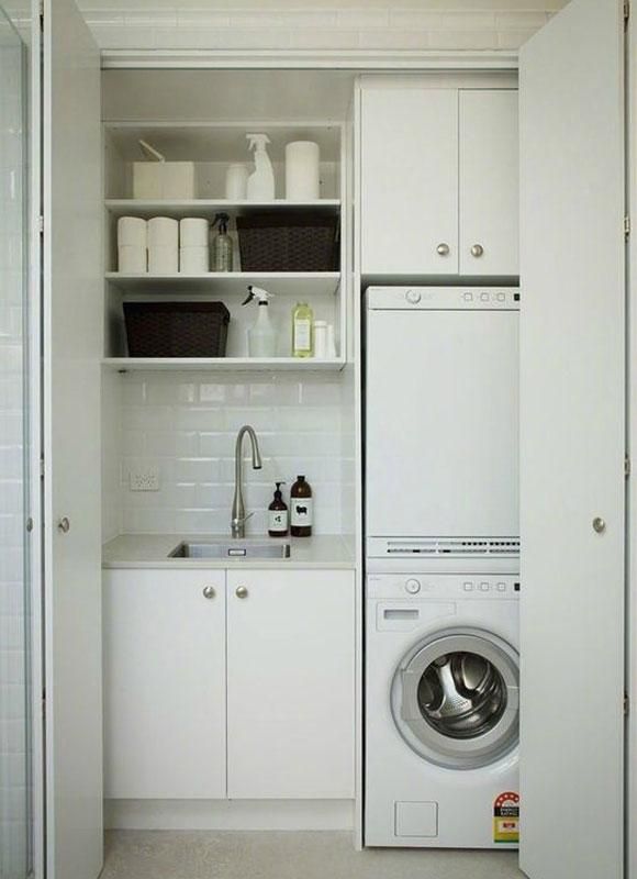 成都佳馨达装饰美观实用的洗衣间装修这样设计更好看