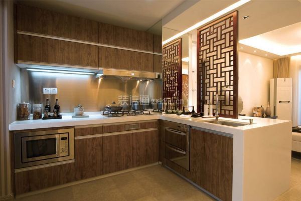 新中式风格厨房效果图