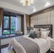 新古典家庭卧室飘窗装修效果图片