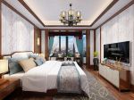 保利海上罗兰新中式风格420平米四居室装修案例