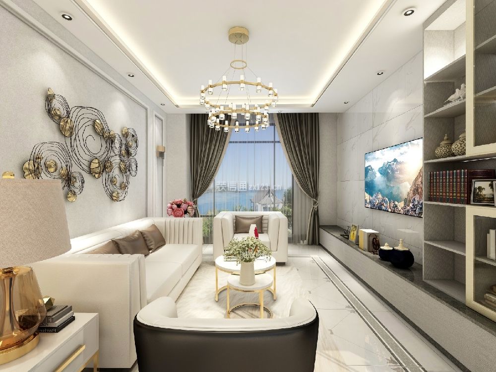 客厅吊顶造型现代风格 客厅吊顶图造型