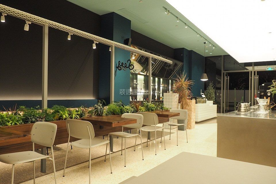武冈咖啡店现代风格110平米设计方案 深圳咖啡厅装修设计图片
