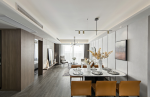 馨河怡景现代风格128平米三居室设计效果图案例