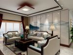 天昱凤凰城四期三居室136平米新中式风格装修案例