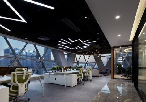 办公室现代风格850平米装修案例