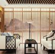 新中式足浴店接待区沙发设计图