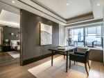 鲁商蓝岸国际新中式风格220平米四居室装修案例