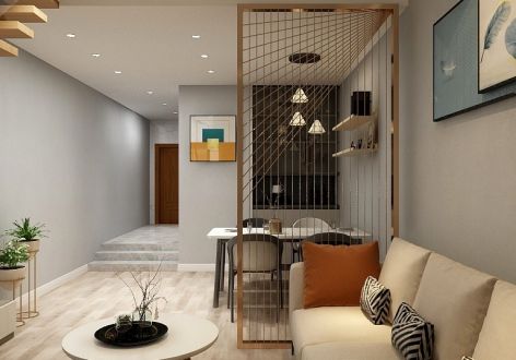 公寓房60平米现代风格小户型装修案例